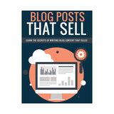 Blog Posts That Sell