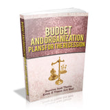 Budget And Organization Plans For The Recession