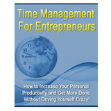 Time Management For Entrepreneurs